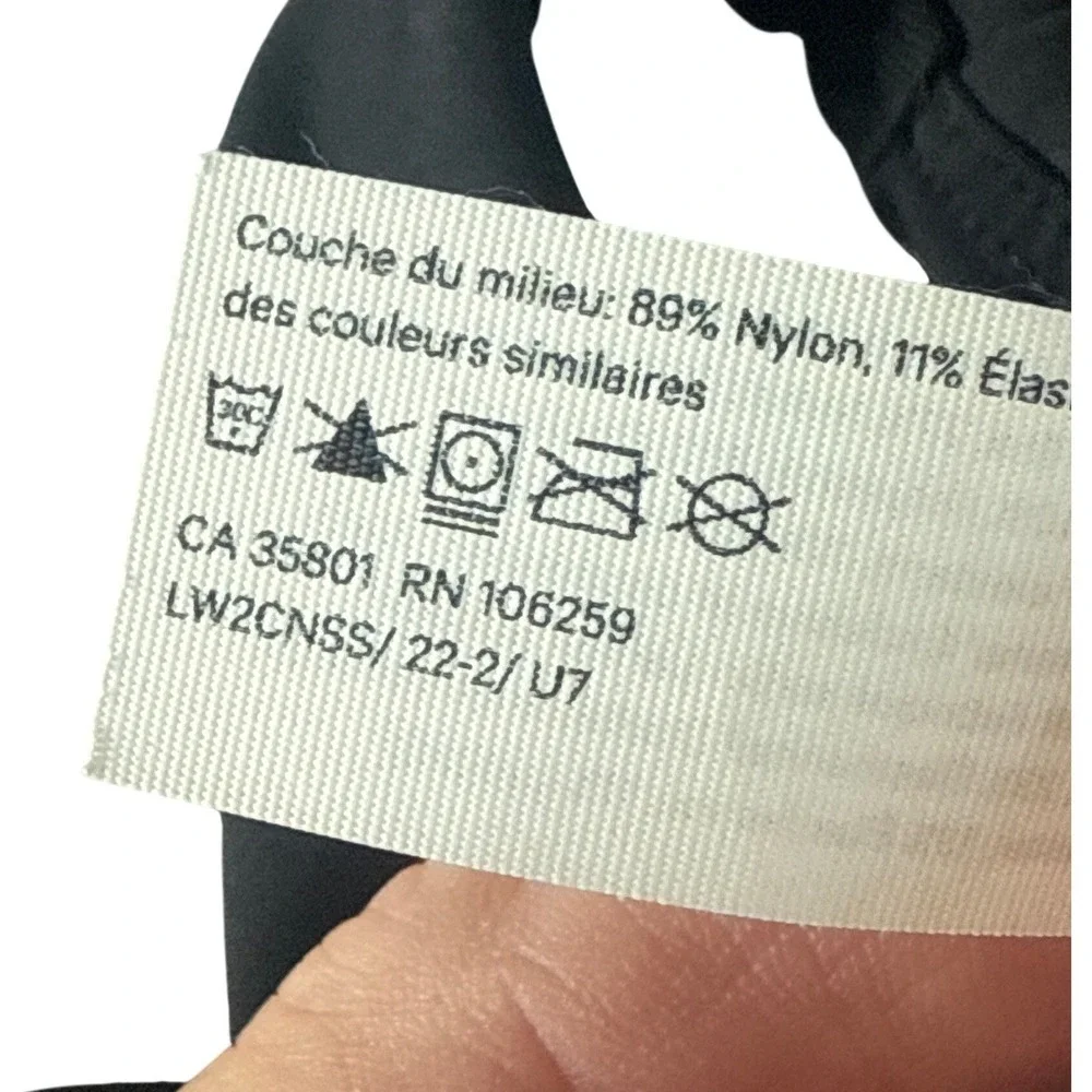 Lululemon Wunder Train Long-Line Bra Medium Support C/D Cups Black Size 8 W2CNSS